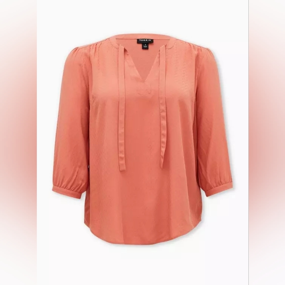 Torrid Women's Peach Blouse